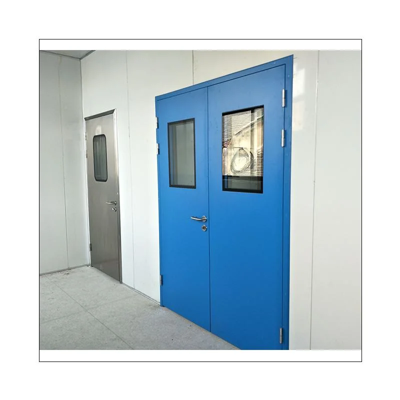 Clean Room Cleanroom Swing Door with Interlocking System