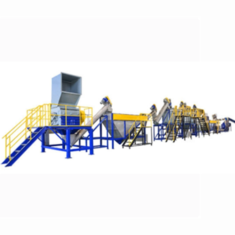 2000kg Waste LDPE HDPE PE PP Film Flakes Washing Recycling Line