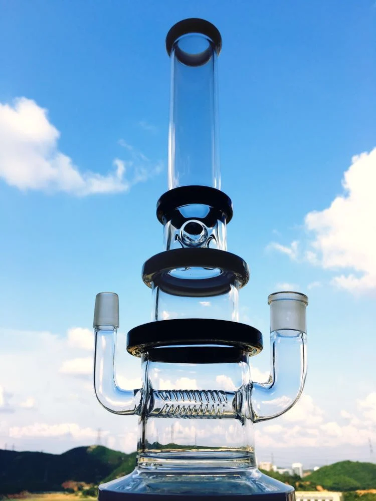 China Manufacturer New Heady DAB Rig Glass Water Pipe, Diamond Glass Wholesale/Supplier Recycler Glass Smoking Pipe