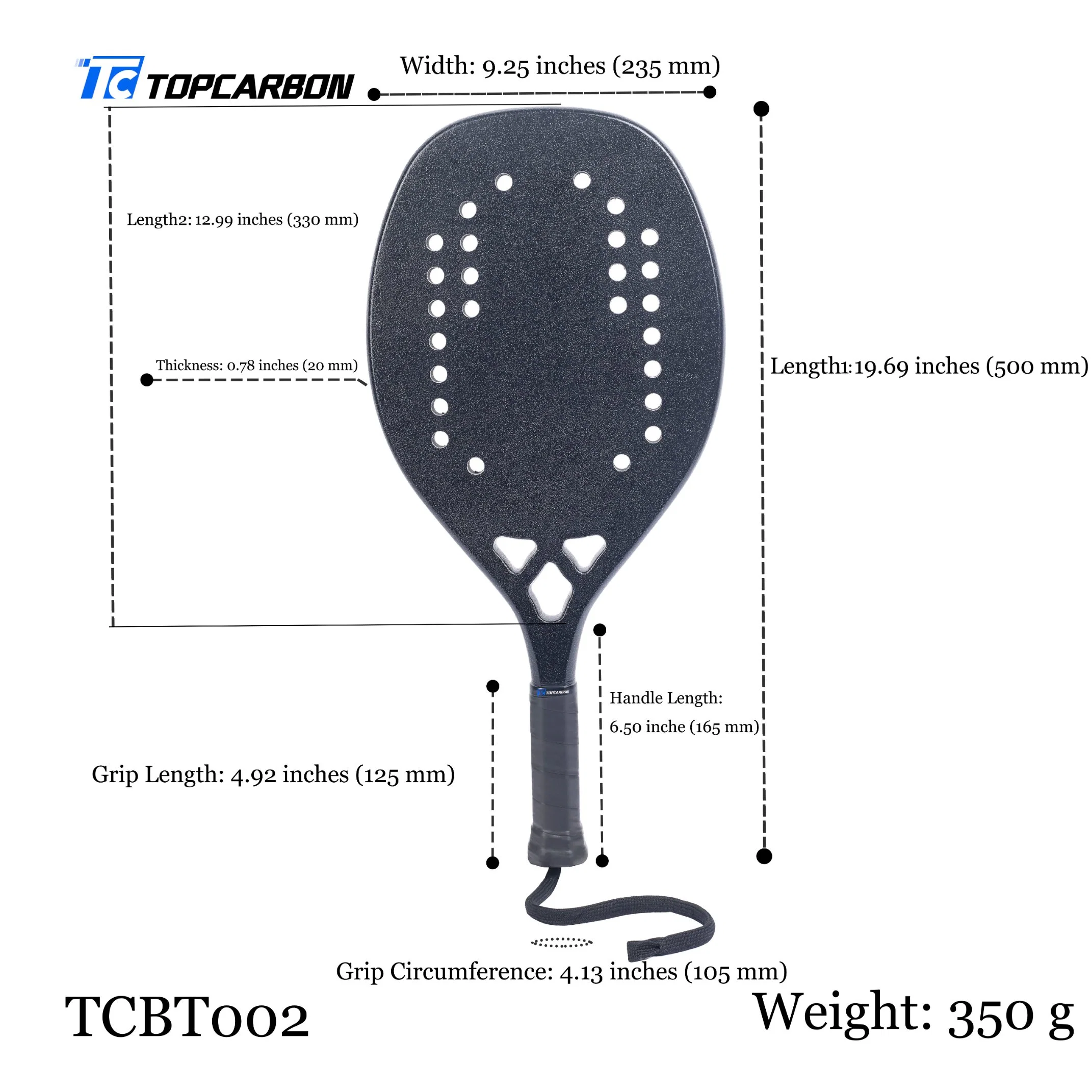 Custom High-Quality Brand Factory Sale Beach Tennis Racket