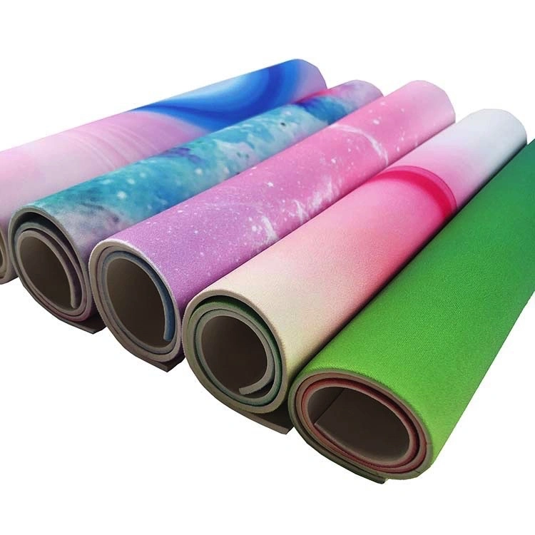 Eco-Friendly Sublimation Customized Pattern Printed 1mm Neoprene Rubber Fabric Sheet