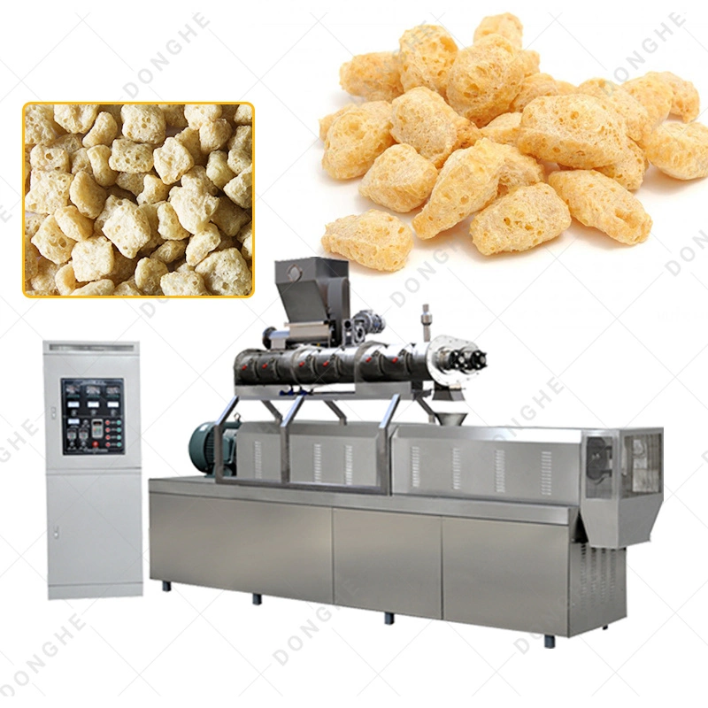 Soya Chunks Meat Making Machine Soy Protein Manufacturing Extruder Production Line