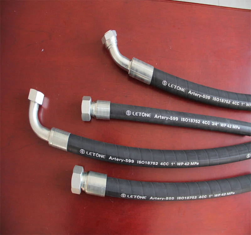 High Pressure Oil Pipe Factory High Pressure Hose Manufacturers 2sn Hydraulic Hose Fitting 315 Bar 3/4 Inch