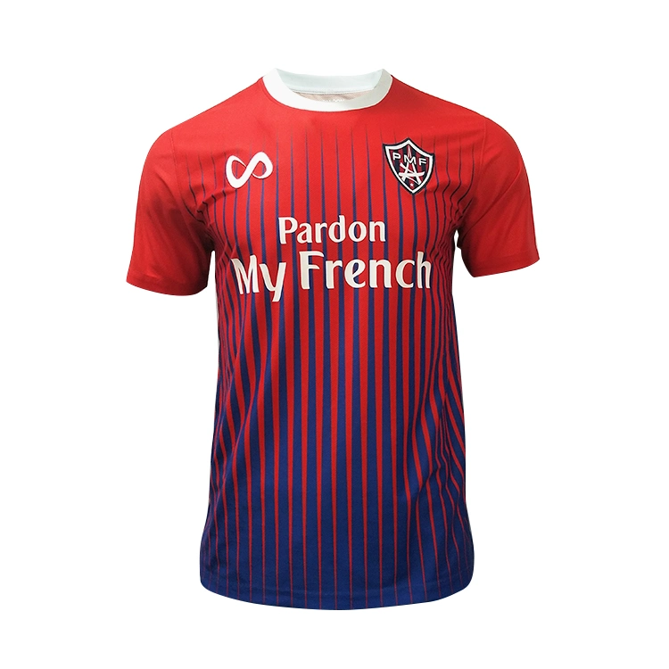 New Fashion Customized Dry Fit Polyester Soccer Jersey Uniform Football Jersey