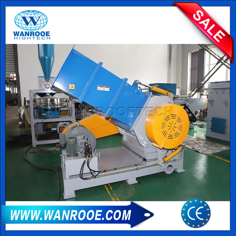 100-2000kg/H Plastic PVC Pipe Sheet Profile Recycling Crusher Machine