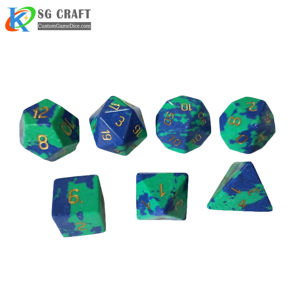 Factory Wholesale/Supplier Price High quality/High cost performance Customized Dice Casino Dice for Custom Logo Board Game Game Digital Dice Set