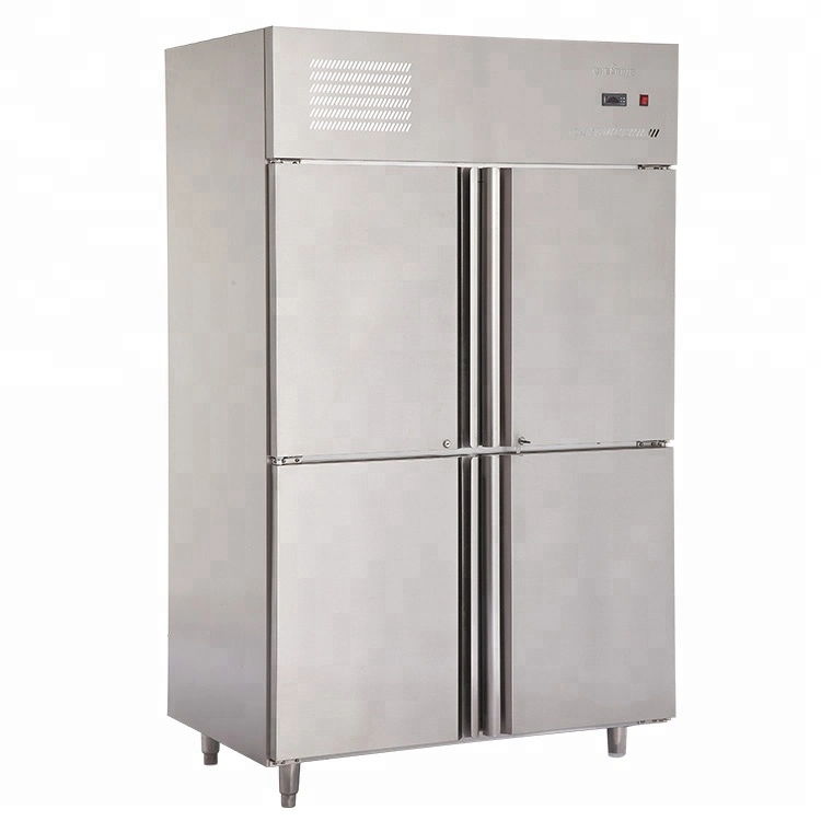 Refrigeration Equipment Ce Approval 4 Door Commercial Side by Side Fridge