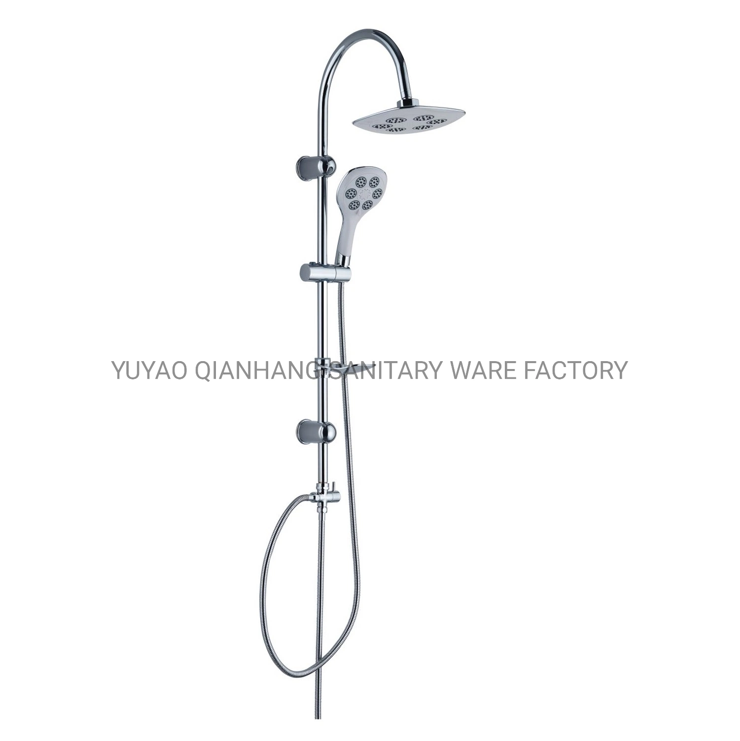 نظام ABS للطلاء البلاستيك النقي من الكروم الدُش Head Sanitary Ware