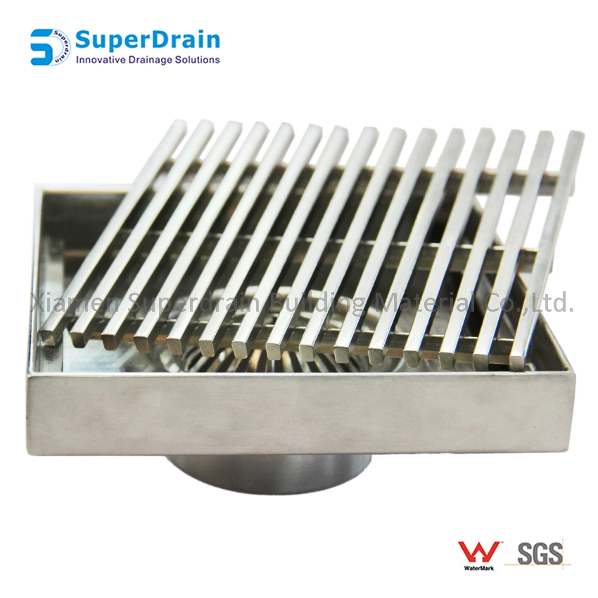 Stainless Steel Kitchen Bathroom Base with Floor Drain Grate Cover