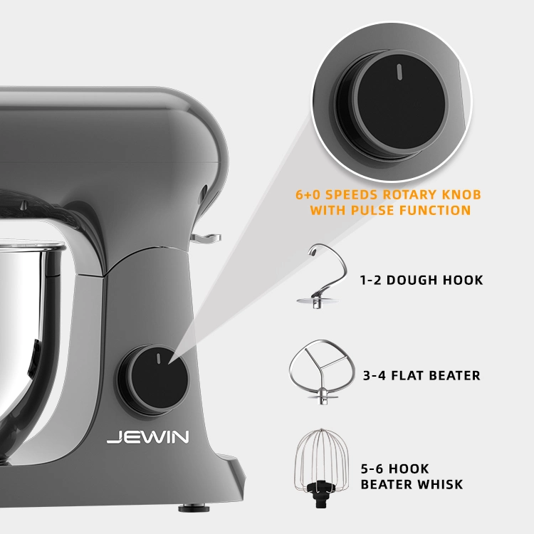 Jewin منصة شعبية خلاط 6L 1800W الكوكبية المنزلية الكهربائية جهاز مزج الطعام