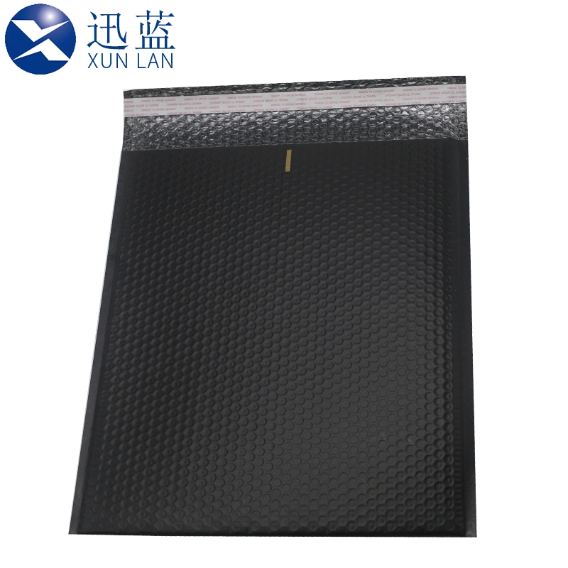 Black Poly Mailers Shipping Plastic Bubble Bag Laminated Material Factory Price