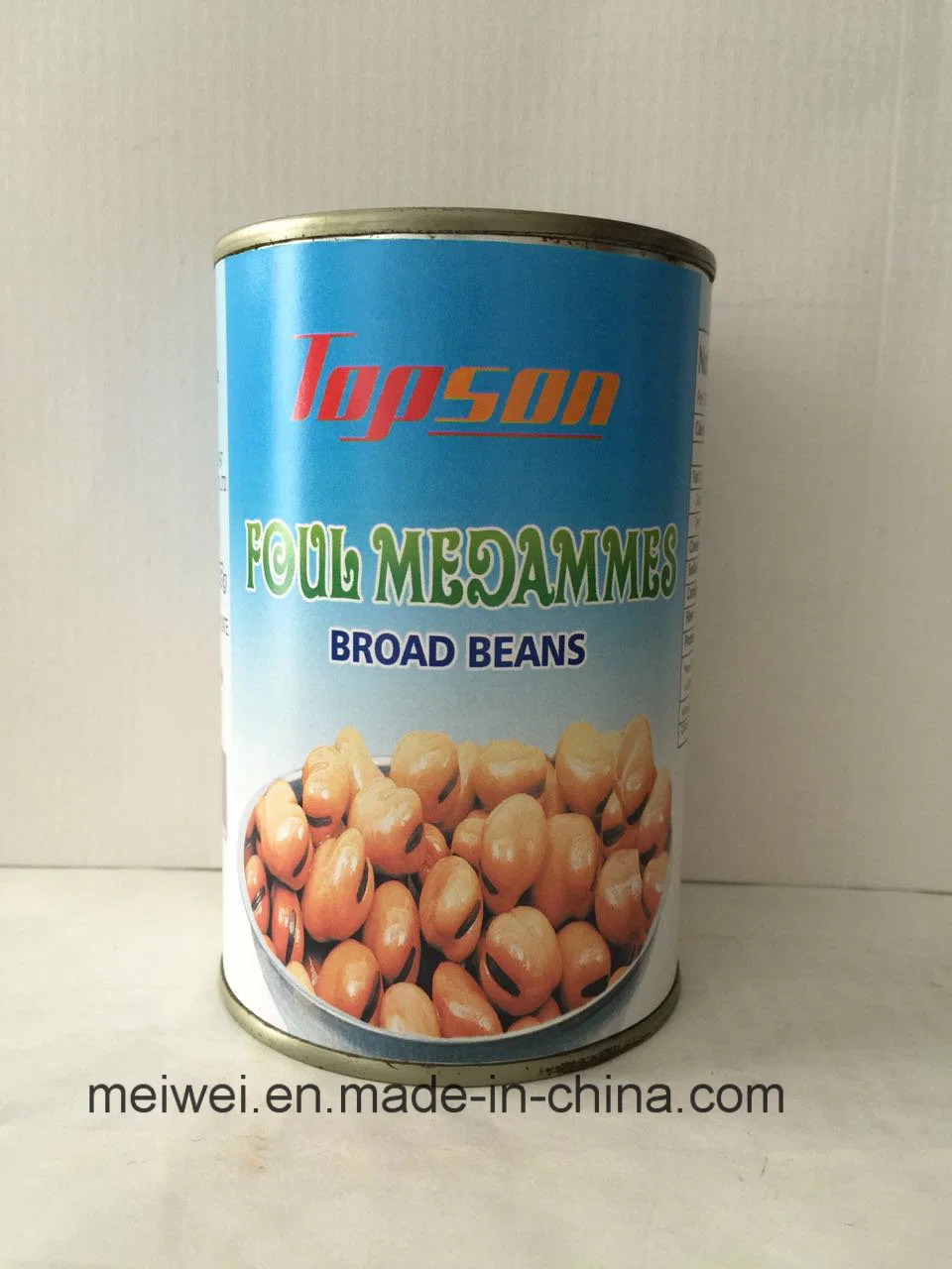 Delicious Beans Canned Broad Beans, Foul Medammes Broad Beans in Brine