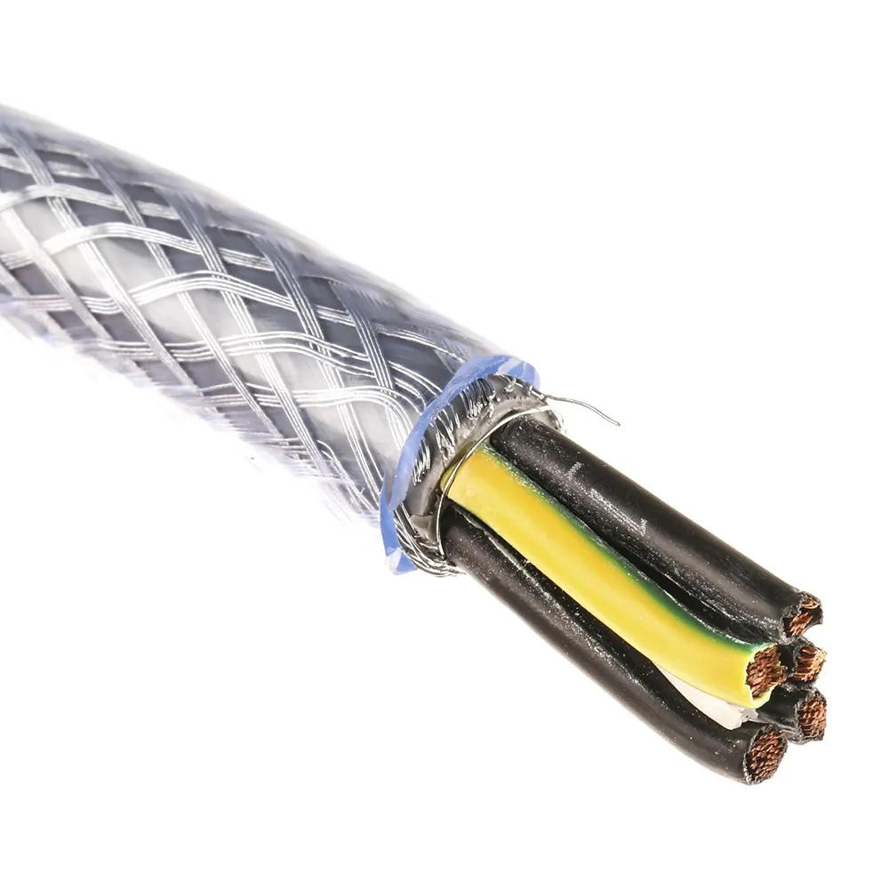 IEC, DIN, BS, 450/750V AC Copper Conductor, XLPE Insulated, Braiding Shielded, PVC Sheathed Flexible Control Cable