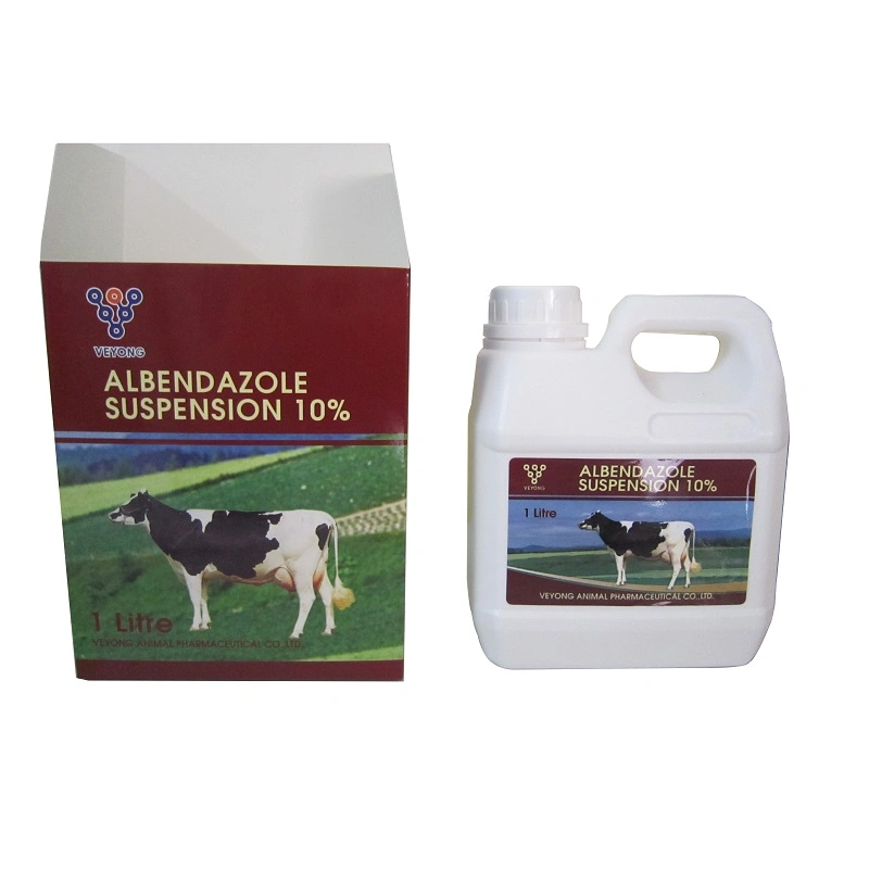 Veterinary Drug 10% Albendazole Suspension Solution for Cattle Pig Dog Medicine OEM&ODM