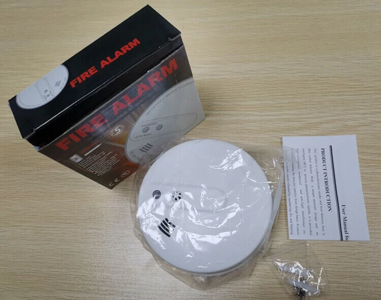 Wireless Interconnected Sumring Fire Smoke and Heat Alarm with Battery