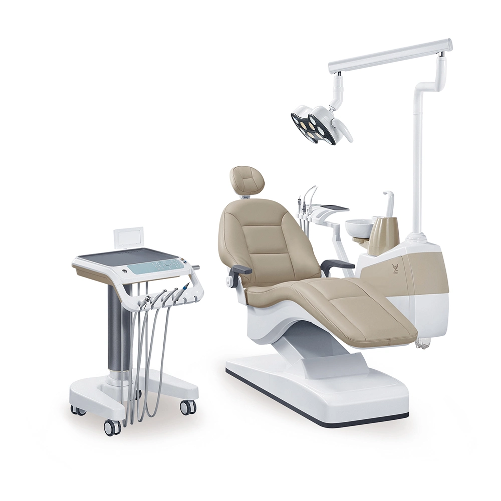 Hohe Ebene CE &amp; ISO Approved Dental Chair Top Dental Products / Belmont Dental Stühle Preise/Kieferorthopädie Dental Instrumente