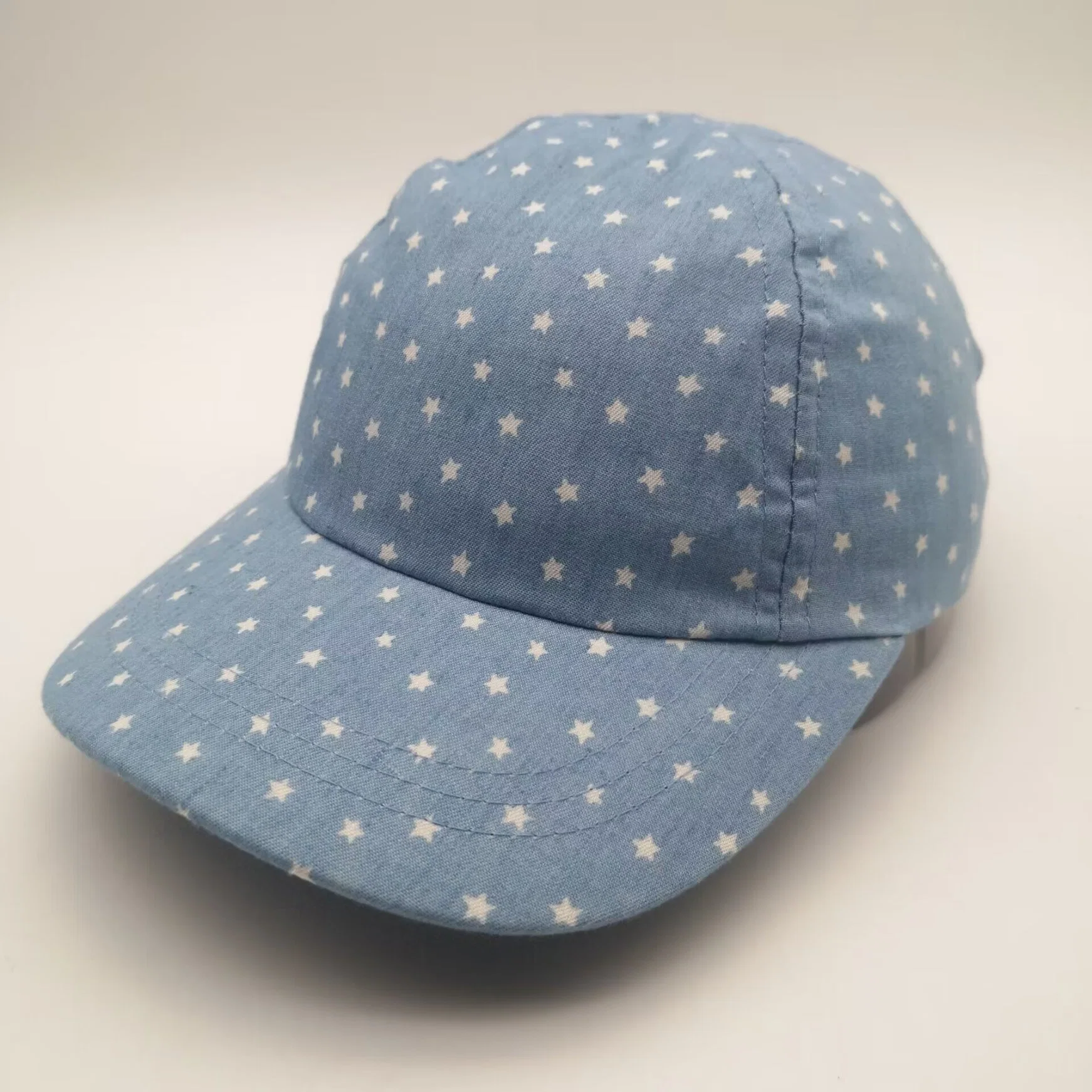 67% Cotton Baby Denim Cute Allover Little Star Baseball Cap