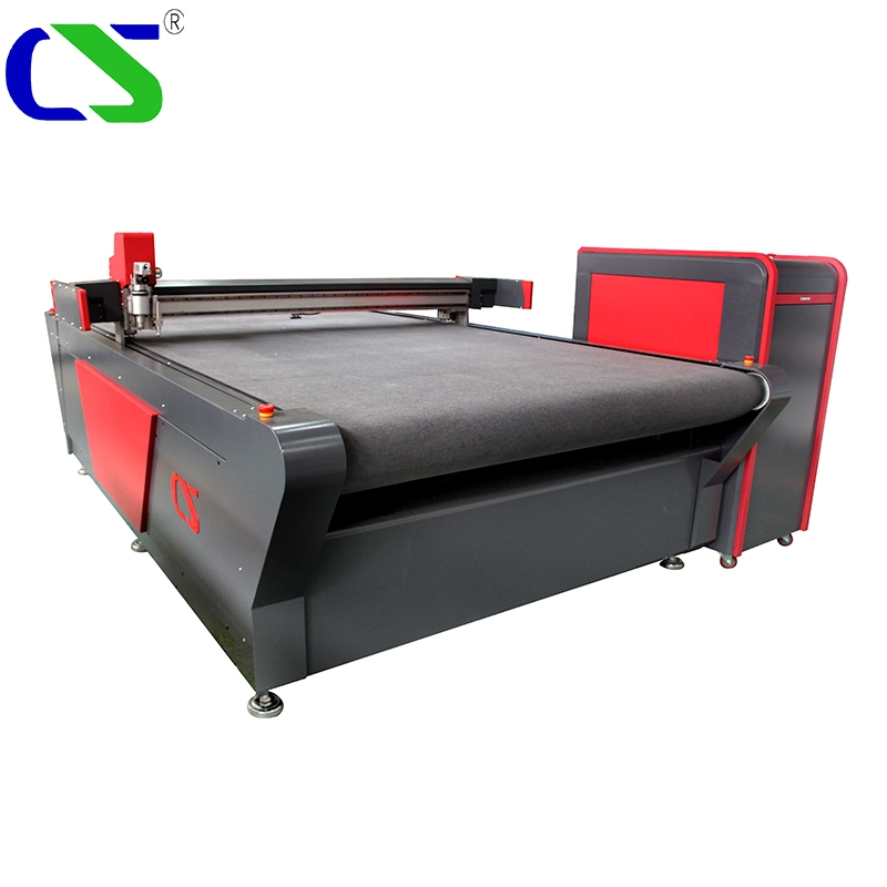 Couteau vibrant CNC de coupe de tissu de la mousse en caoutchouc éponge tissu cuir Cardbard Machine de coupe