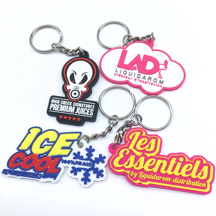 Manufacturer Customized Hot Style Soft PVC Rubber Keychain with Logo