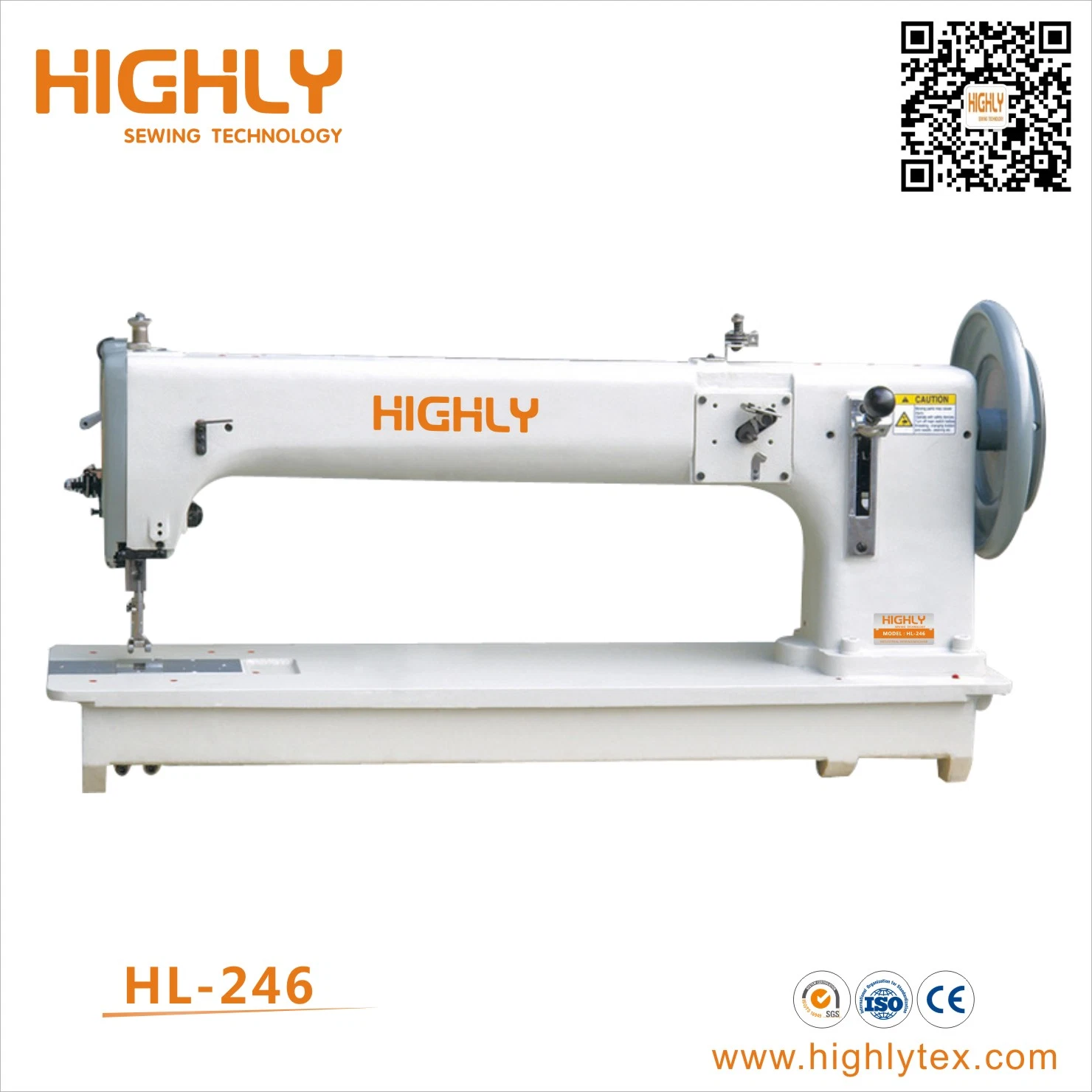 Hl-446 Long Arm Compound Feeding Extra Heavy Duty Sewing Machine