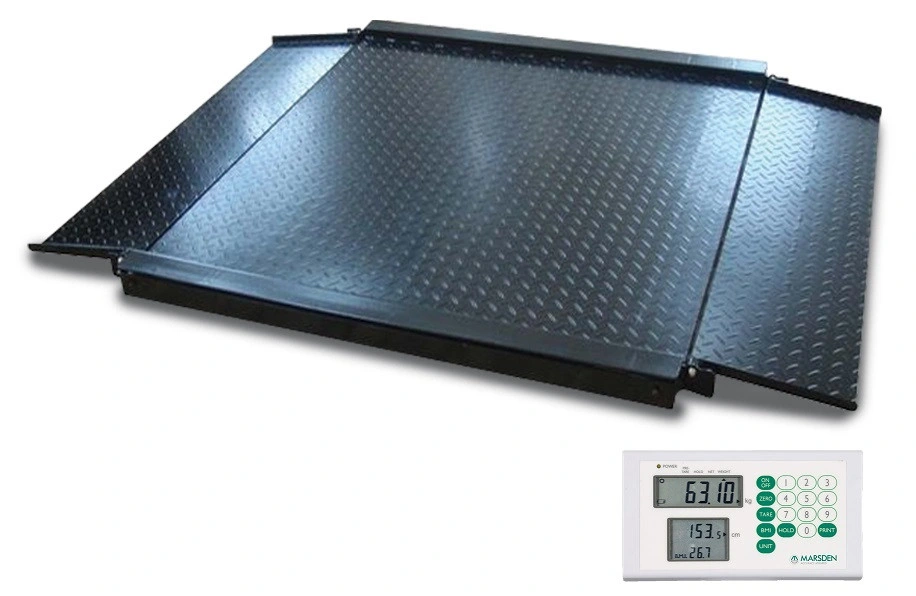 Escala de piso electrónico 1.5X1.5m escala de plataforma 2ton 5ton de China Fábrica