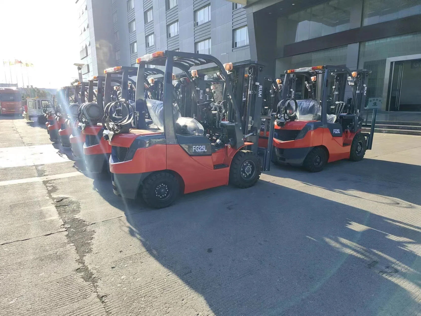 High quality/High cost performance  EPA Engine LPG Gasoline Forklift Truck Fg25L 2.5 Ton 2500kg 2t Lift Height 3m 5m