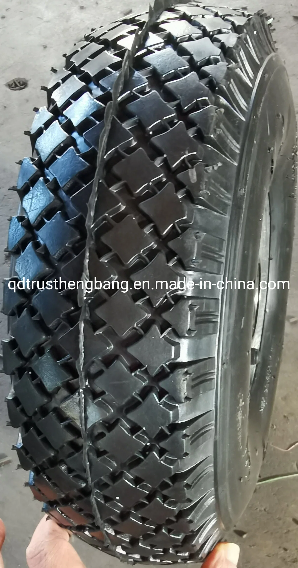 Low Speed Pneumatic Tire & Wheel &mdash; 10in. X 3.00 X 4