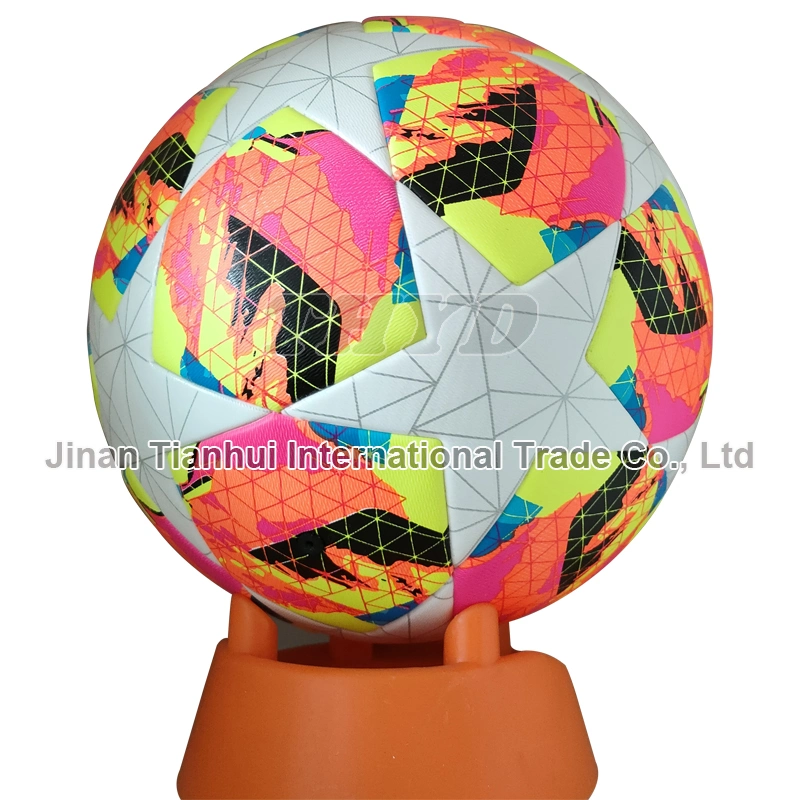 Match League Training PU Leather Thermal Bonding Football Ball Soccer Ball for Children