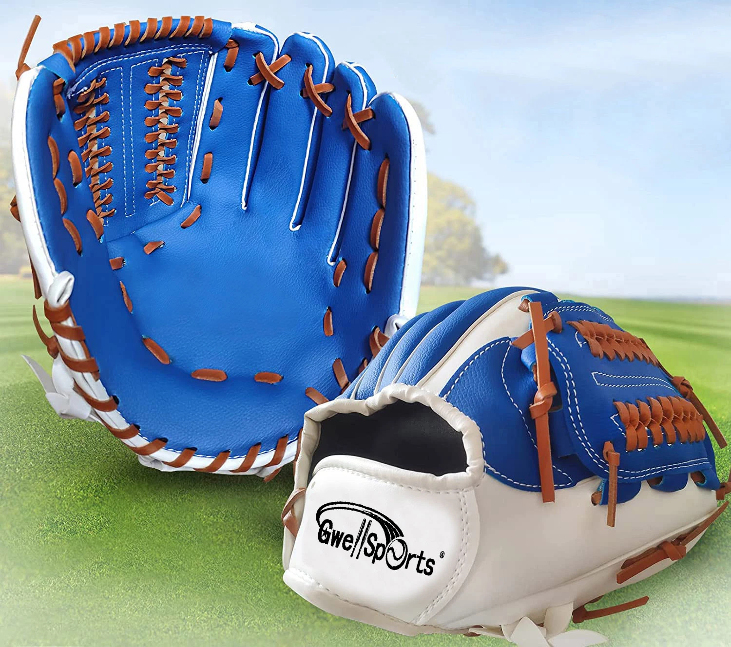 Beball Picher Mitt for Boys niñas mano izquierda infielder Béisbol Guante de campo