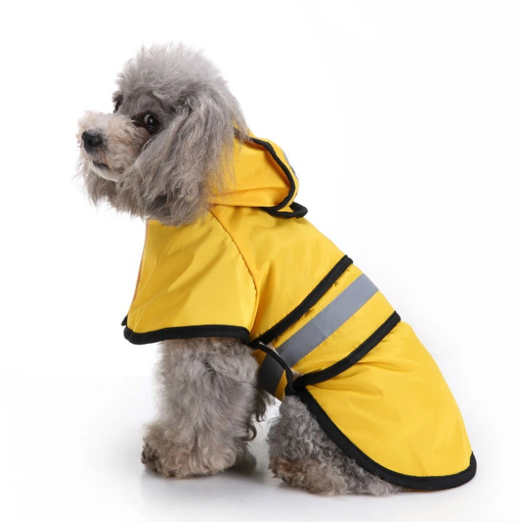 Hanyang Fashion Waterproof Pet Dog Rain Coat Dog Rain Jacket with Hood for Small Dogs