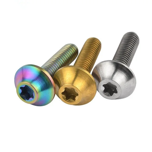 Color Red Yellow Blue Green Purple Pink Gold Aluminum Screw