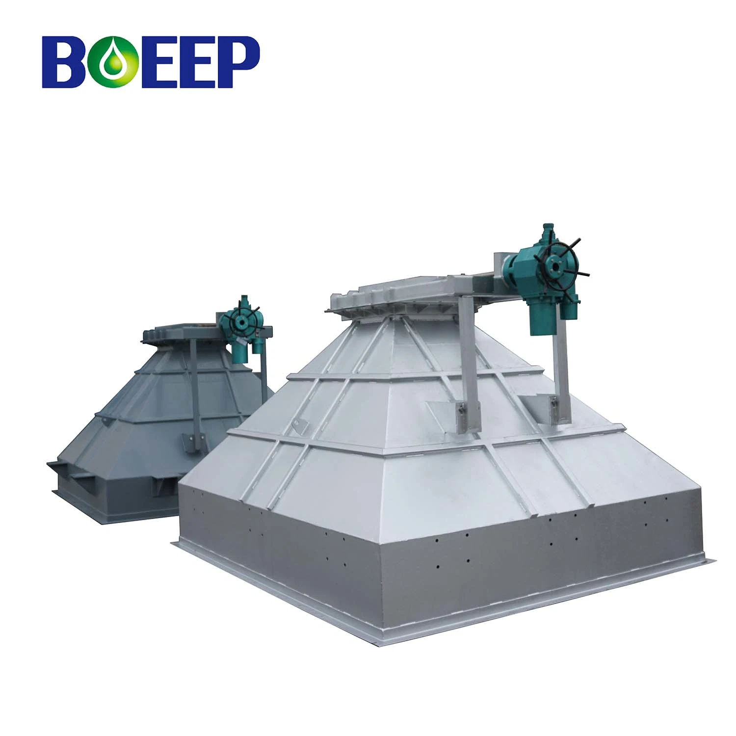 ISO/SGS/Ce Automatic Mild Steel Sludge Cake Hopper Storage for Effluent Water Treatment