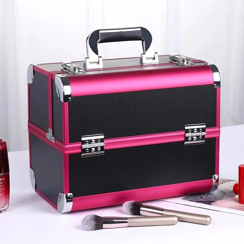 Portable Professional Cosmetic Bag Suitcases for Cosmetics Large Capacity Women Travel Makeup Bags Box Manicure Cosmetology Case