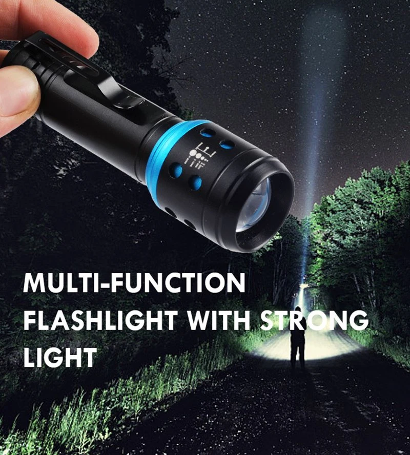 5000K (Daylight) Battery Yunzhe Color Box /OEM Rechargeable Torch Light