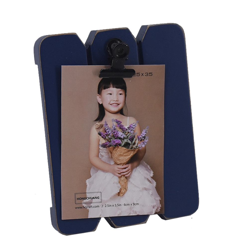 Home Decoration Tabletop Wooden Mini Clip Frame