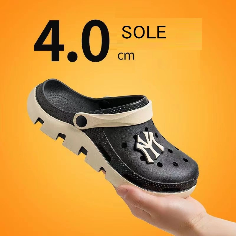 Flat Clog Slippers Customised Wholesale/Supplier Mens Women Garden Clogs Shoes Non-Slip Lightweight Hole Shoes Ins Trend Sandal