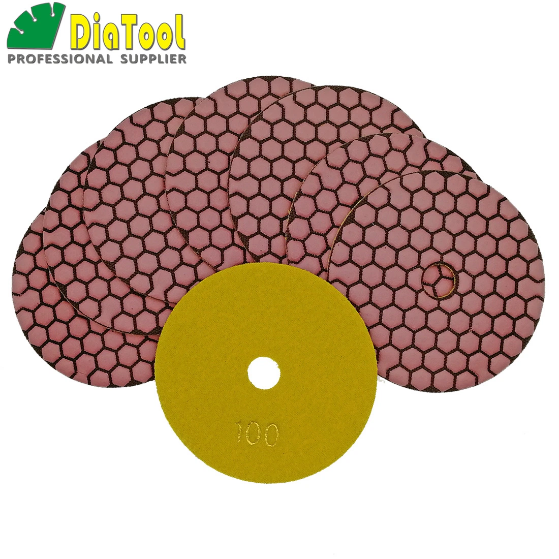 4inches Diamond Flexible Dry Polishing Pads for Marble Granite