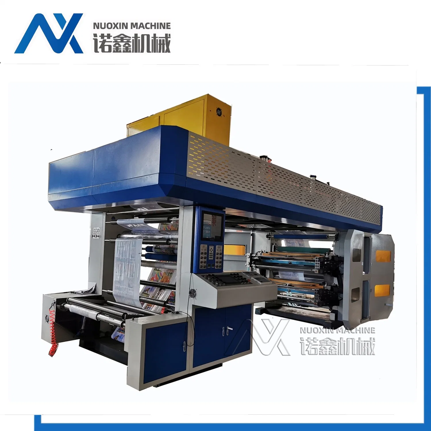 150m/Min 4 Color Flexographic Printing Machine (Economic central drum type)