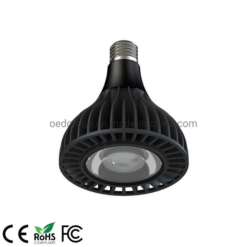 ضمان لمدة 3 سنوات مصابيح Commerical Lights لزيادة الضوء E26 E27 White الطبقة النهائية باللون الأسود Ra80+ Ra90+ Ra97+ LED 90 بقوة 30 واط