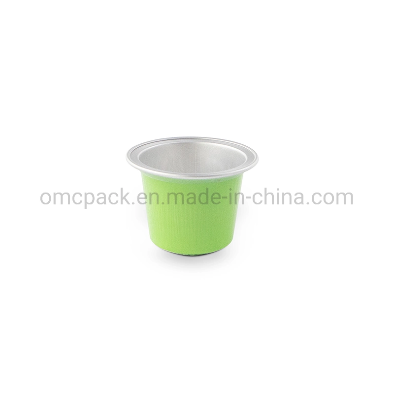 Disposable High quality/High cost performance  Colorful Aluminum Foil Coffee Capsule