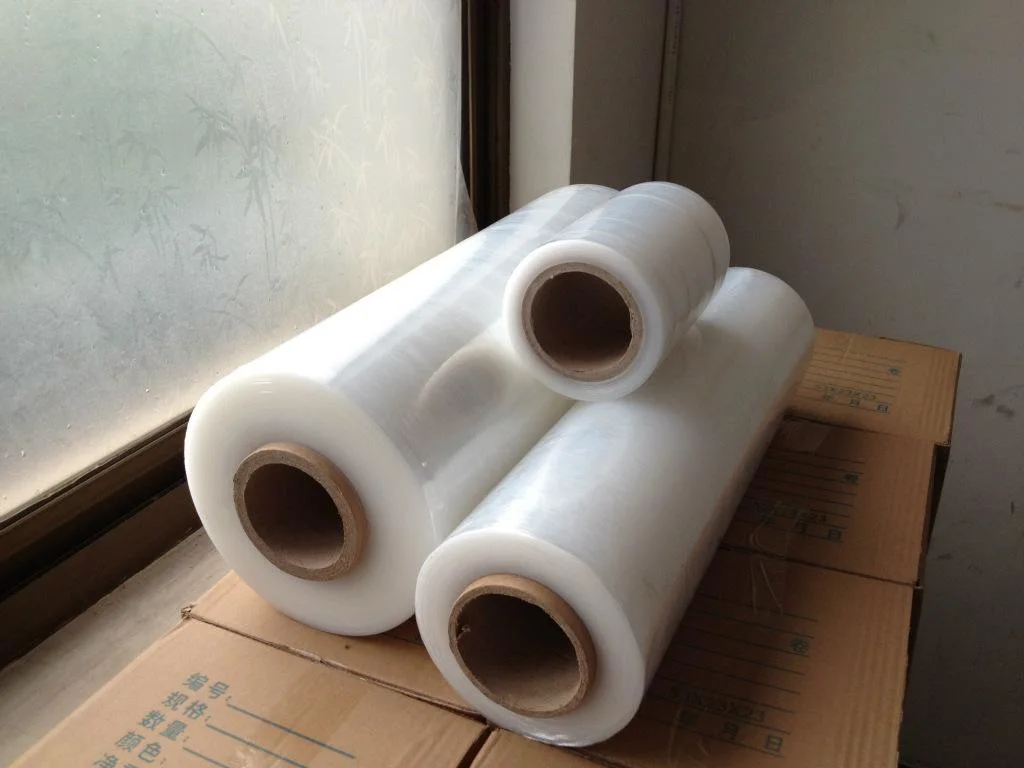 Factory Price Pallet Stretch Wrap Stretch Film Shrink Wrap 18" X 1500 FT Shipping Clear Plastic Wrap