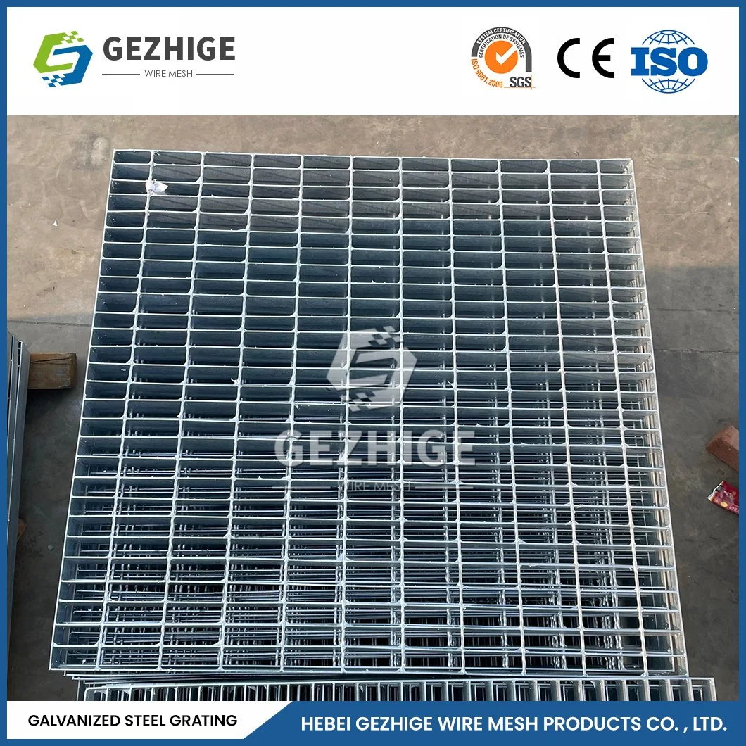 Gezhige forte capacité anti-corrosion cercle acier fournisseurs de services de revêtement de sol inoxydable Sol en treillis galvanisé à surface recouverte de poudre de Chine pour le réseau d'acier