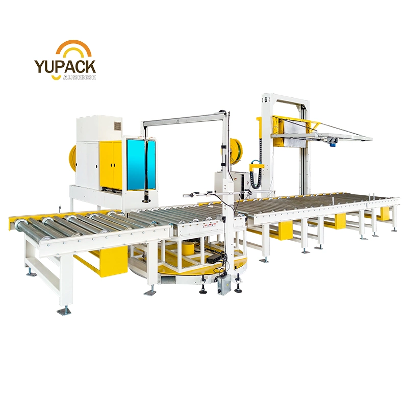 Yupack Automatic Pallet Strapping Machine with PLC Control System