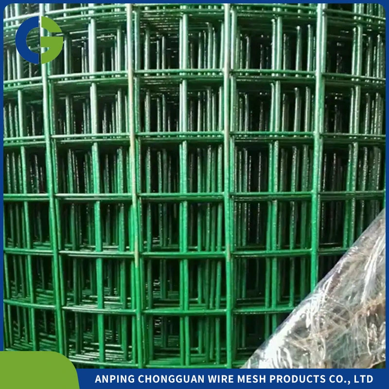 Factory Supply Price Weight Green or Black Color PVC Coated Welded Wire Mesh for Fence