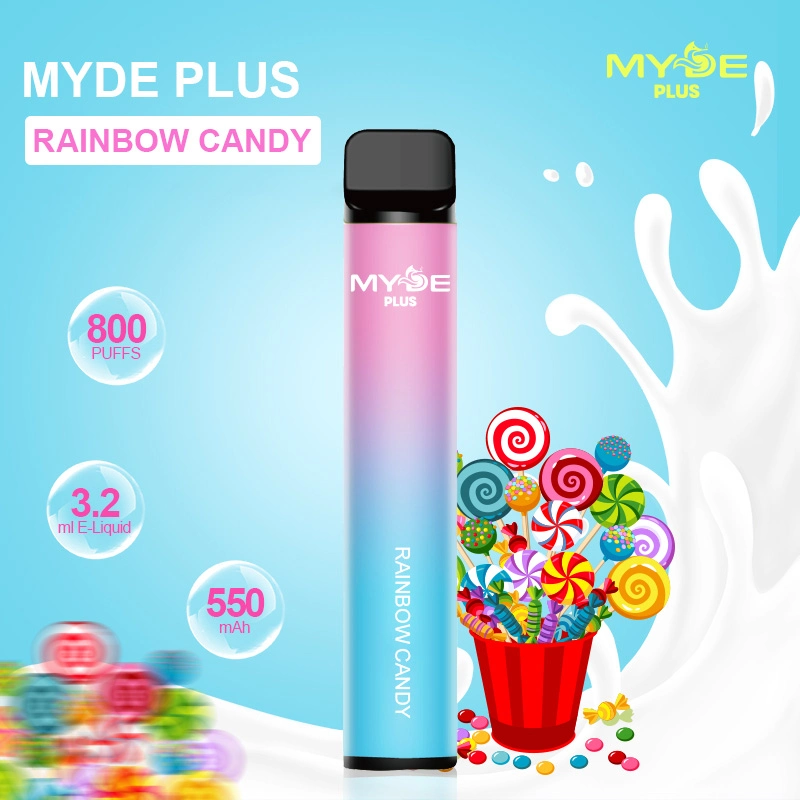 Myde 2% China Atacado original fábrica descartável Cheap Vape 800 Puffs