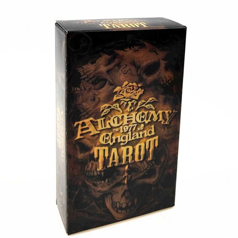 طباعة بالجملة مخصص Witches Tarot Cards Holder Juego Cartas De بطاقات تاروت تلعب بطاقة القوطية تاوت