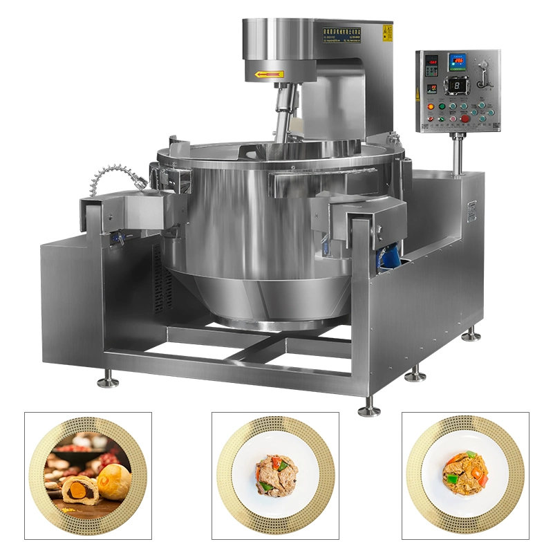 Commercial Automatic Multi Function Planetary Tilting Patato Chicken Egg Jam Mixing Making Electric Gas Steam Turkey Sauce Fillings Food Cooker