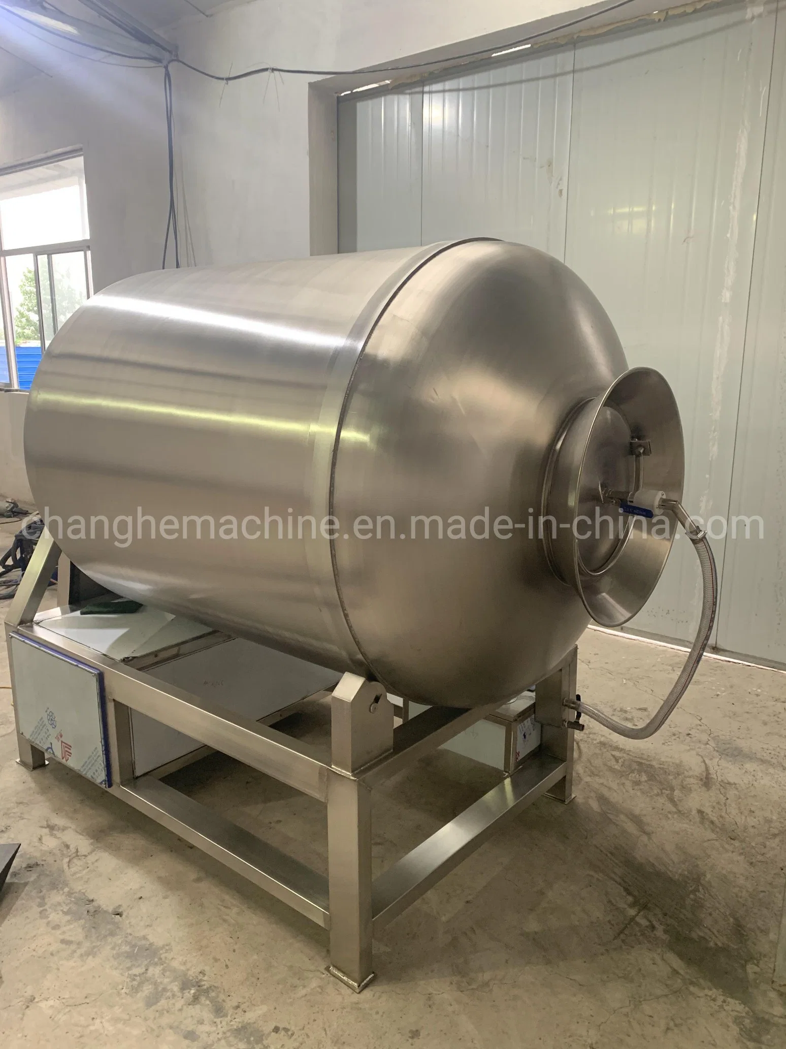 200L Edelstahl Commercial Chicken Vacuum Meat Tumbler Vakuumrolle Knetmaschine