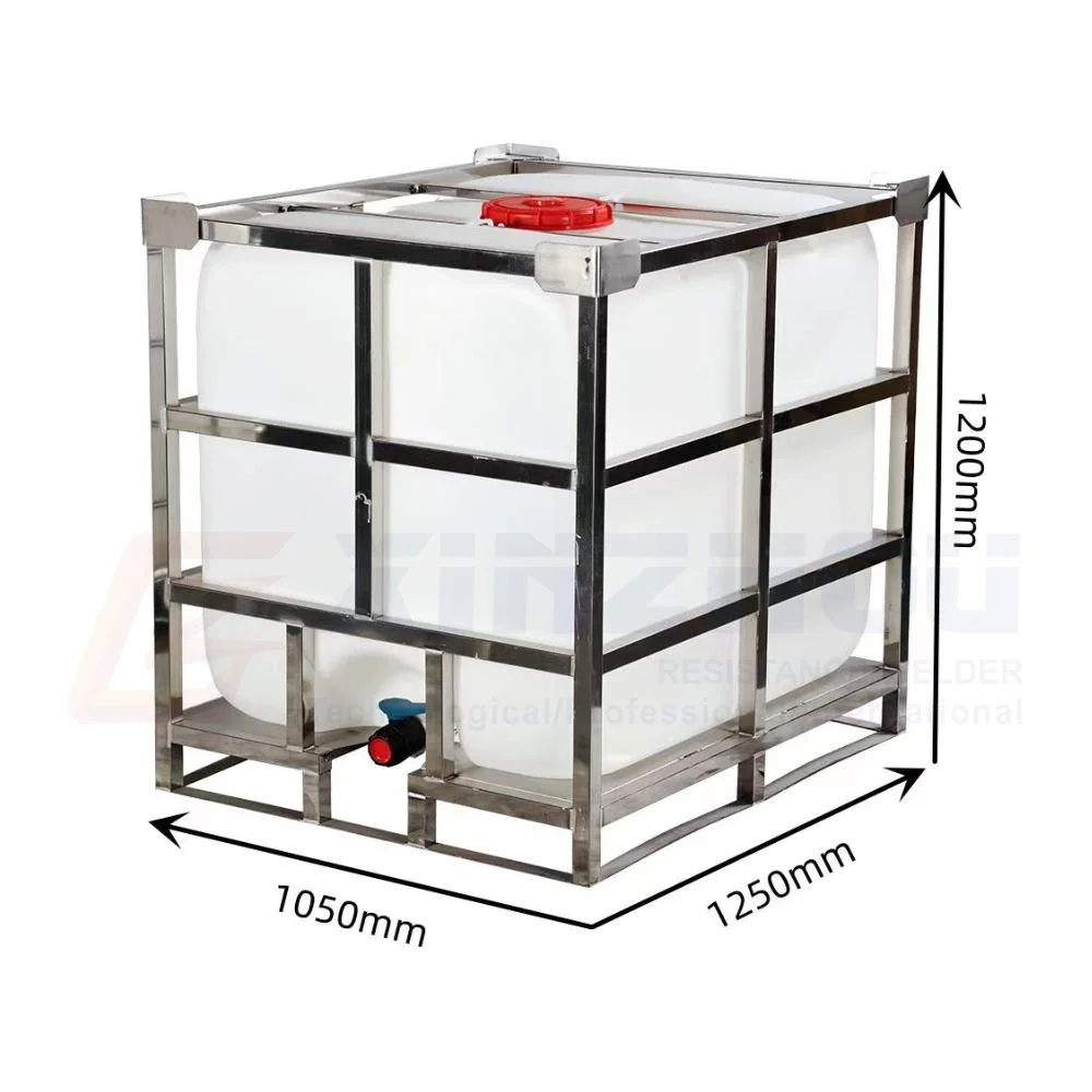 316L 304 Stainless Steel IBC Tank for Oil Food Chemical Product Storage