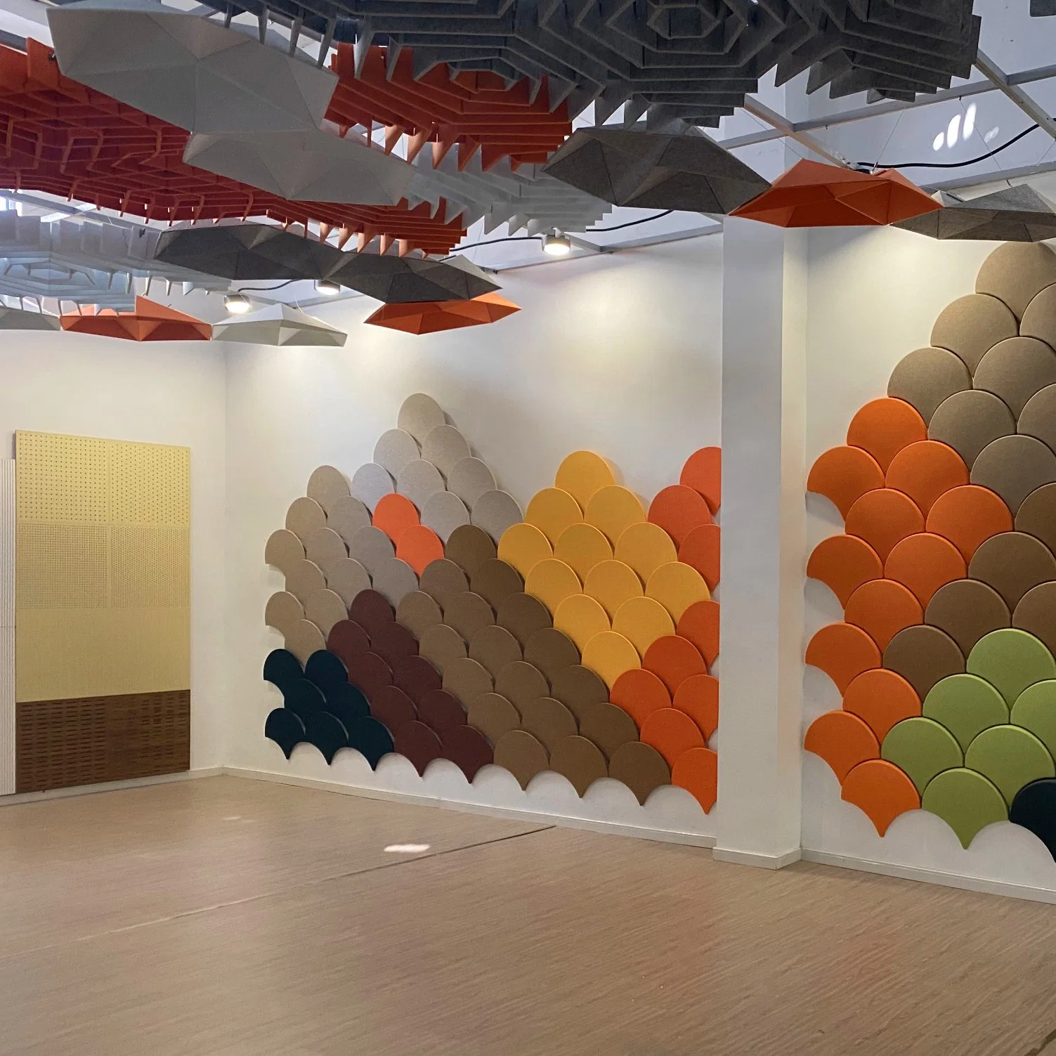 100% Pet 3D Pet Acoustic Panel Ceiling for Office